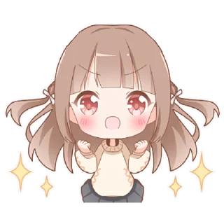 🥰 emoji Милая-тян @nyasticks Telegram sticker 17 of 41