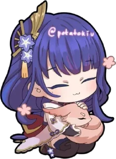 🌟 emoji Райдэн сëгун (≧∇≦) Telegram sticker 6 of 120