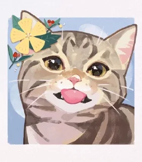 😜 emoji del's kotiks Telegram sticker 20 of 34