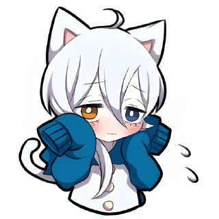 Sticker from Белый котёнок @Nyasticks