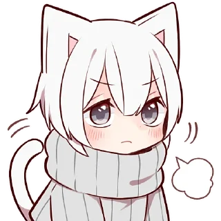 😤 emoji Усталый котёнок @Nyasticks Telegram sticker 8 of 41