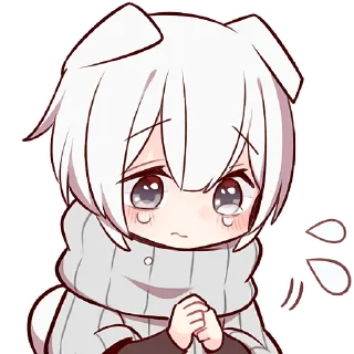 😭 emoji Усталый котёнок @Nyasticks Telegram sticker 16 of 41