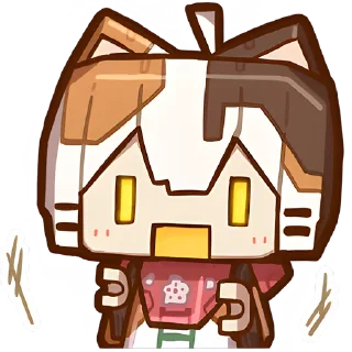 🤖 emoji Котёнок Такамару @Nyasticks Telegram sticker 23 of 41