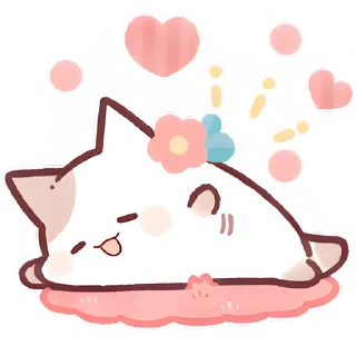 🫠 emoji Котёнок Неккоро @Nyasticks Telegram sticker 5 of 41