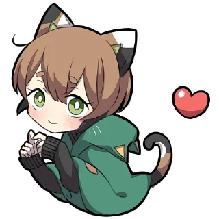 🫶 emoji Черепаховый котёнок @Nyasticks Telegram sticker 17 of 41