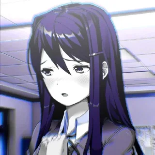 🫐 emoji Yuri?!|• @bestvosx1 Telegram sticker 8 of 48