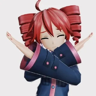 🦎 emoji @PEACEWORLDSCH//🦎Kasane Teto Telegram sticker 14 of 101