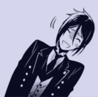💢 emoji Sebastian Telegram sticker 8 of 46