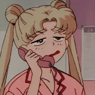 😪 emoji ☆ Сейлор Мун ☆ Telegram sticker 12 of 37