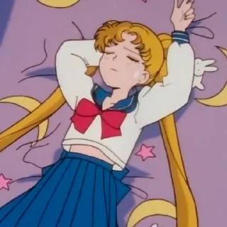 😴 emoji сейлор мун классная Telegram sticker 8 of 120