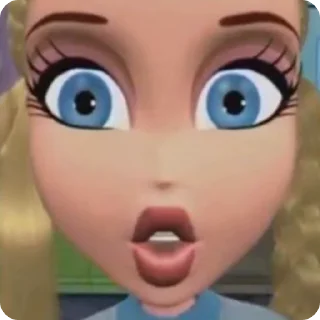 😳 emoji BRATZ Telegram sticker 18 of 73