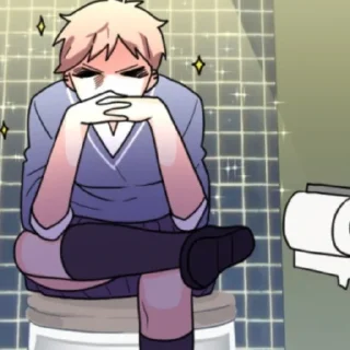 🚽 emoji Любовь не как в сёдзё Telegram sticker 12 of 69