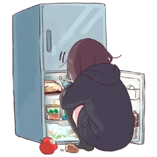 🍎 emoji menhera-chan Telegram sticker 20 of 37