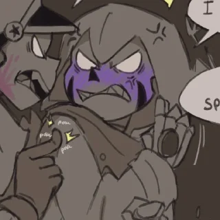 🤍 emoji ❦ goth sans by @Xchara_R34 ❦ Telegram sticker 16 of 94