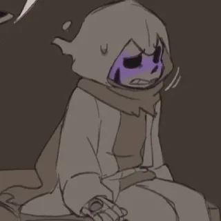 🤍 emoji ❦ goth sans by @Xchara_R34 ❦ Telegram sticker 11 of 94