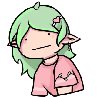 😐 emoji Sally stick pack1 Telegram sticker 13 of 21