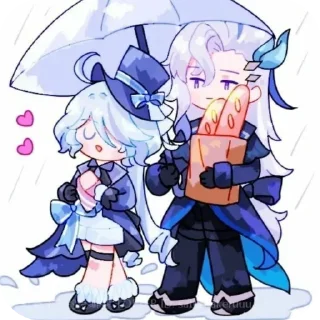 🥰 emoji Неви и фурина автор:@Andrh9ije Telegram sticker 16 of 63