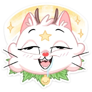 🤤 emoji Новогодняя Котострофа (@TgSticker) Telegram sticker 20 of 48