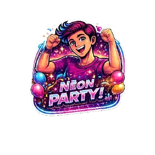 🎉 emoji RETROWAVE (by R|S Music) Telegram sticker 13 of 52