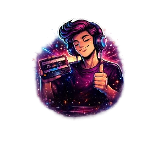 👍 emoji RETROWAVE (by R|S Music) Telegram sticker 11 of 52