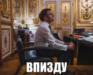 😫 emoji Macron Telegram sticker 6 of 8