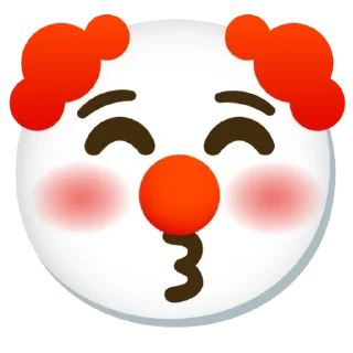 🌟 emoji Clown
 Made by @Rambley_IndigoPark silent_death11 Telegram sticker 14 of 100