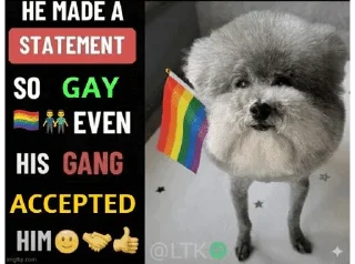 Sticker from He made a statement