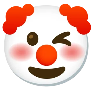 🌟 emoji Clown
 Made by @Rambley_IndigoPark silent_death11 Telegram sticker 11 of 100