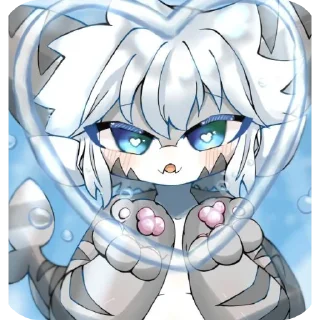 ❤ emoji Тигрова акула Telegram sticker 20 of 88