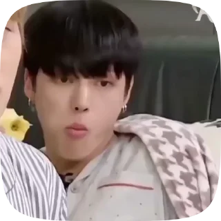 😶 emoji « @shiakenma - wooyoung» Telegram sticker 13 of 17
