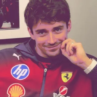 🌟 emoji Charles Leclerc(⁠☆⁠▽⁠☆⁠) Telegram sticker 18 of 37