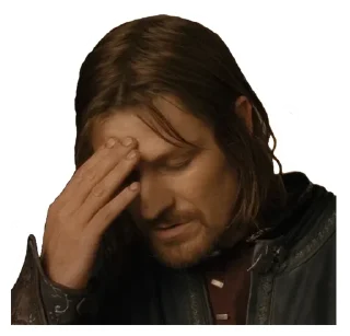🤔 emoji The Lord of the Rings Telegram sticker 5 of 48