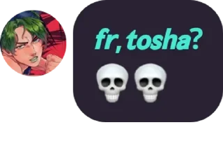 💀 emoji Skull Telegram sticker 11 of 12