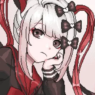 🖤 emoji Dark KAngel NSO (by @stcrschxlc) Telegram sticker 19 of 37