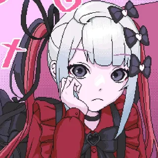 🖤 emoji Dark KAngel NSO (by @stcrschxlc) Telegram sticker 20 of 37