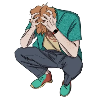 😭 emoji Дай почитать Telegram sticker 7 of 15