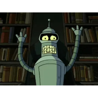 😱 emoji 🌚 @CloobHub • @Earth928B 🌝 Футурама Futurama Telegram sticker 14 of 42
