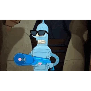 😎 emoji 🌚 @CloobHub • @Earth928B 🌝 Футурама Futurama Telegram sticker 24 of 42