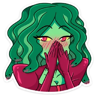 ☺ emoji Селена от @TgSticker Telegram sticker 18 of 49