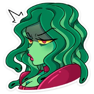 🤨 emoji Селена от @TgSticker Telegram sticker 19 of 49