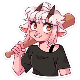 😊 emoji Эйко  от -> @TgSticker Telegram sticker 9 of 48