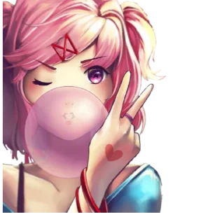 😉 emoji anime Telegram sticker 14 of 23