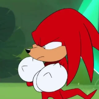 😠 emoji Knuckles the echidna Telegram sticker 19 of 120