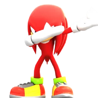 Sticker from Knuckles the echidna