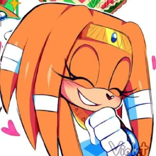 😍 emoji Tikal The Echidna.♡ Telegram sticker 23 of 40