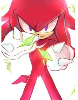 Sticker from Knuckles The echidna