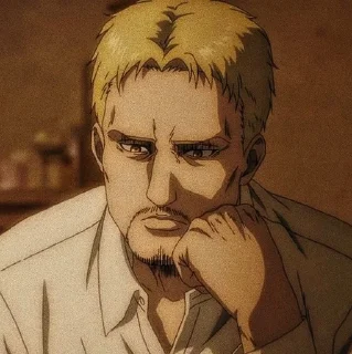 🌟 emoji Reiner Braun. 🪨 Telegram sticker 17 of 60