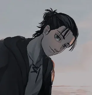 🤍 emoji Eren Telegram sticker 6 of 67