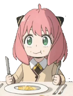 🍴 emoji Anya @Earth928B Telegram sticker 12 of 25