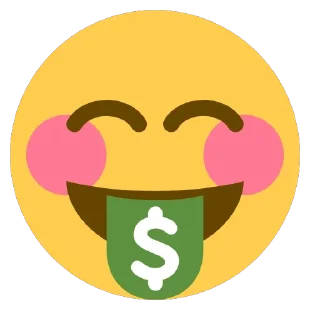 🤑 emoji Не знаю ❌❌❌❌ Telegram sticker 17 of 30